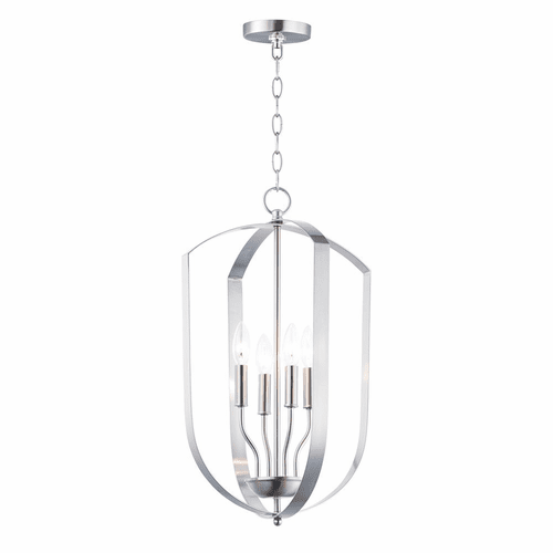 Maxim Provident 4-Light Chandelier - Satin Nickel - 10034SN
