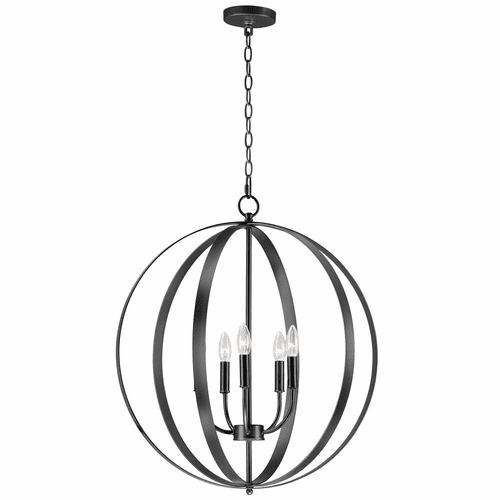 Maxim Provident 5-Light Chandelier - Black - 10032BK