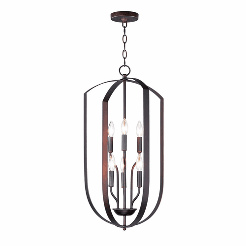 Maxim Provident 6-Light Chandelier - Oil Rubbed Bronze - 10039OI