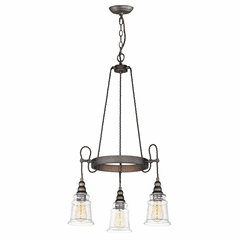 Maxim Revival 3-LT Chandelier - Oil Rubbed Bronze - 21573HMOI Maxim Revival 3-LT Chandelier - Oil Rubbed Bronze - 21573HMOI