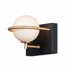 Maxim Revolve LED 1-LT Wall Sconce - Black / Gold - 21601SWBKGLD