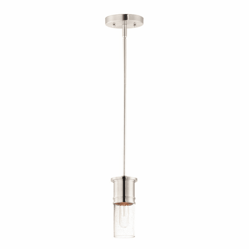 Maxim Rexford 1-Light Mini Pendant - Satin Nickel - 10362CDSN