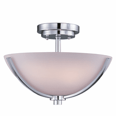 Maxim Rocco 3-LT Semi-Flush Mount - Polished Chrome - 20021SWPC