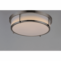 Maxim Rogue 1-Light Flush Mount - Satin Nickel - 10278WTSN Maxim Rogue 1-Light Flush Mount - Satin Nickel - 10278WTSN