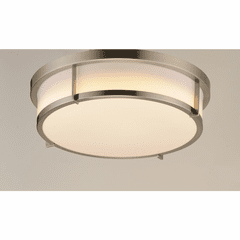 Maxim Rogue 3-Light Flush Mount - Satin Nickel - 10270WTSN Maxim Rogue 3-Light Flush Mount - Satin Nickel - 10270WTSN
