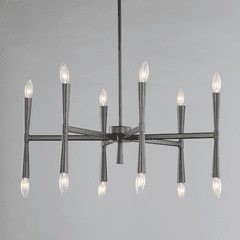 Maxim Rome 12-Light Chandelier - Black - 24626BK Maxim Rome 12-Light Chandelier - Black - 24626BK