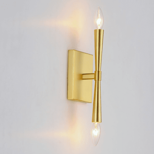 Maxim Rome 2-Light Wall Sconce - Satin Brass - 24621SBR