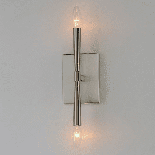 Maxim Rome 2-Light Wall Sconce - Satin Nickel - 24621SN