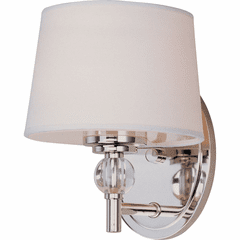 Maxim Rondo 1-LT Wall Sconce - Polished Nickel - 12761WTPN