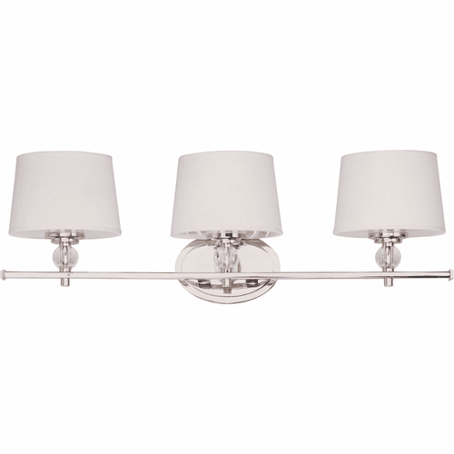 Maxim Rondo 3-LT Bath Vanity Light - Polished Nickel - 12763WTPN