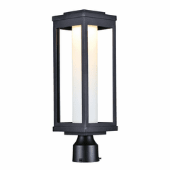 Maxim Salon LED 1-LT Outdoor Post - Black - 55900SWBK