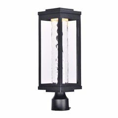 Maxim Salon LED 1-LT Outdoor Post - Black - 55900WGBK