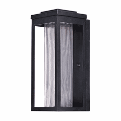 Maxim Salon LED 1-LT Outdoor Wall Mount - Black - 55904CRBK