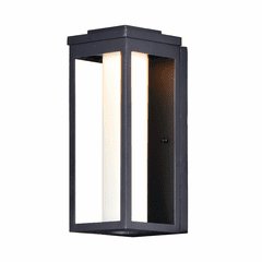 Maxim Salon LED 1-LT Outdoor Wall Mount - Black - 55904SWBK