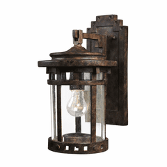 Maxim Santa Barbara Cast 1-LT Outdoor Wall Lantern - Sienna - 3131CDSE