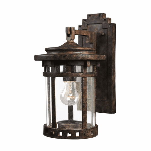 Maxim Santa Barbara Cast 1-LT Outdoor Wall Lantern - Sienna - 3133CDSE