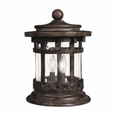Maxim Santa Barbara VX 3-LT Outdoor Deck Lantern - Sienna - 40032CDSE