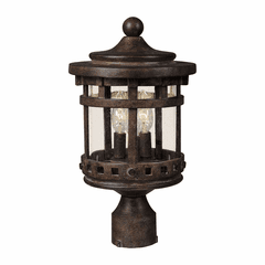 Maxim Santa Barbara VX 3-LT Outdoor Pole Lantern - Sienna - 40036CDSE Maxim Santa Barbara VX 3-LT Outdoor Pole Lantern - Sienna - 40036CDSE