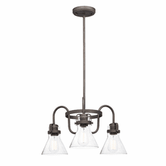Maxim Seafarer 3-LT Single-Tier Chandelier - Oil Rubbed Bronze - 26116CDOI