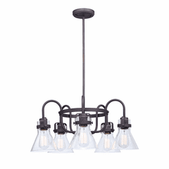 Maxim Seafarer 5-LT Single-Tier Chandelier - Oil Rubbed Bronze - 26117CDOI