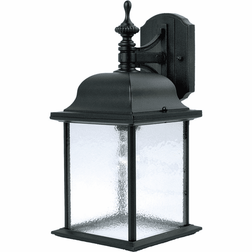 Maxim Senator 1-LT Outdoor Wall Lantern - Black - 1056BK