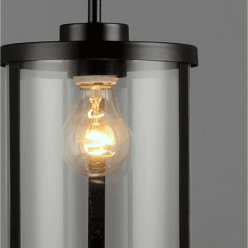 Maxim Sentinel 1-Light Mini-Pendant - Black - 25252CLBK