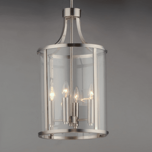 Maxim Sentinel 4-Light Pendant - Satin Nickel - 25253CLSN