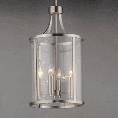 Maxim Sentinel 4-Light Pendant - Satin Nickel - 25253CLSN