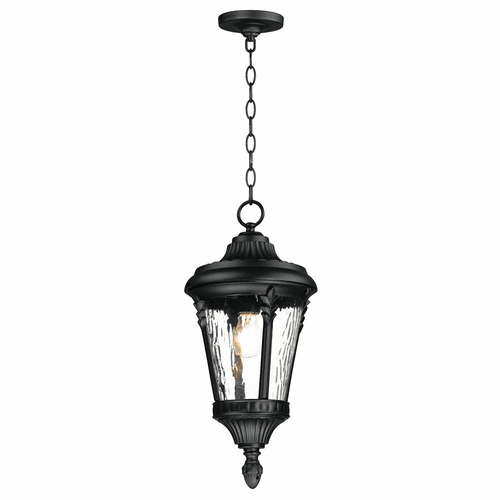 Maxim Sentry 1-LT Hanging Outdoor Pendant - Black - 3058WGBK