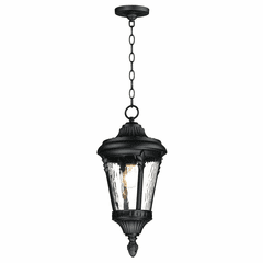Maxim Sentry 1-LT Hanging Outdoor Pendant - Black - 3058WGBK