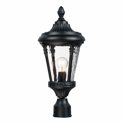 Maxim Sentry 1-LT Outdoor Pole/Post Mount - Black - 3050WGBK