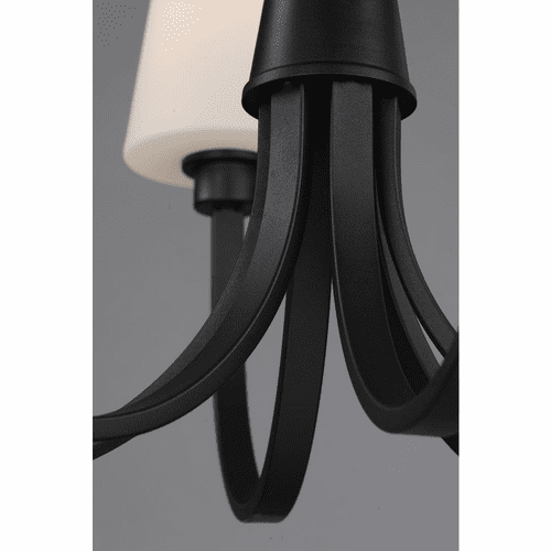 Maxim Shelter 5-Light Chandelier - Black - 11825SWBK