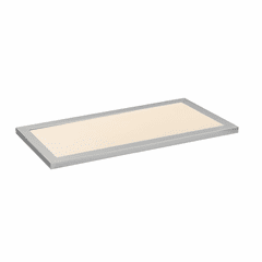 Maxim Sky LED 12" x24" 3000K Flush Mount - Brushed Aluminum - 57762WTAL