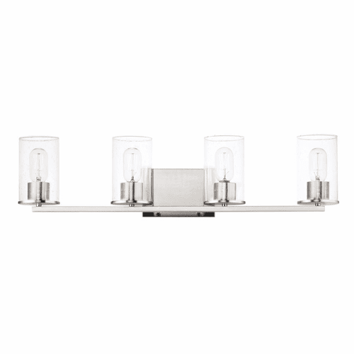Maxim Sleek 4-Light Bath Vanity - Satin Nickel - 11844CDSN