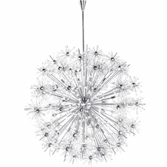Maxim Starfire 40-LT Single-Tier Chandelier - Polished Chrome - 39747BCPC