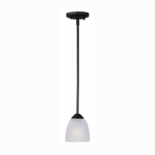 Maxim Stefan 1-Light Mini Pendant - Black - 92061FTBK