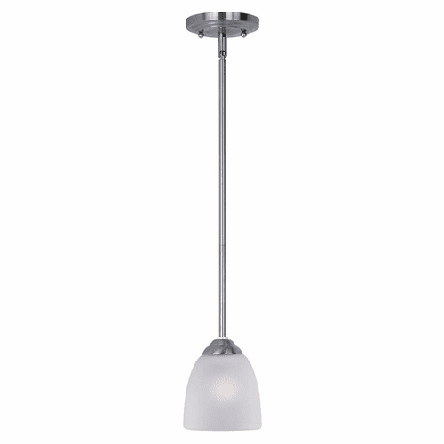 Maxim Stefan 1-LT Mini Pendant - Satin Nickel - 92061FTSN