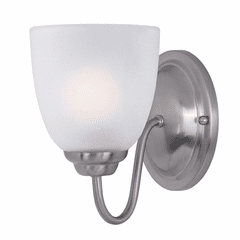 Maxim Stefan 1-LT Wall Sconce - Satin Nickel - 10071FTSN