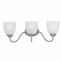 Maxim Stefan 3-LT Bath Vanity Light - Satin Nickel - 10073FTSN