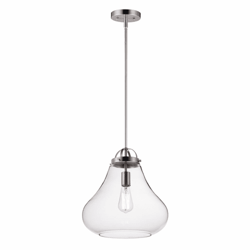 Maxim Stella 1-LT Pendant - Satin Nickel - 10093CLSN
