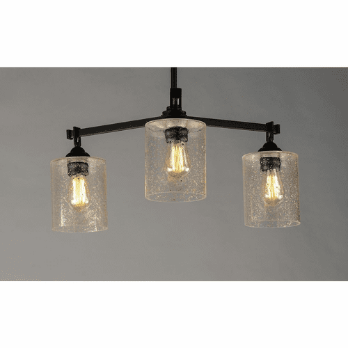 Maxim Stonehenge 3-Light Chandelier - Bronze - 25273SSBZ