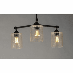 Maxim Stonehenge 3-Light Chandelier - Bronze - 25273SSBZ