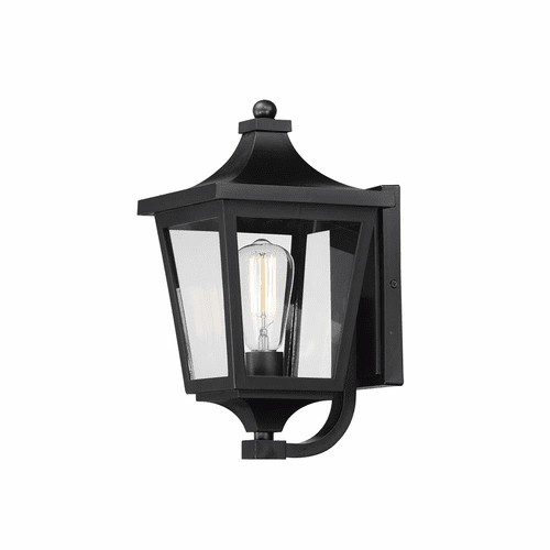 Maxim Sutton Place Vivex 1-Light Outdoor Sconce - Black - 40232CLBK