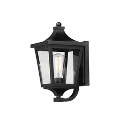 Maxim Sutton Place Vivex 1-Light Outdoor Sconce - Black - 40232CLBK