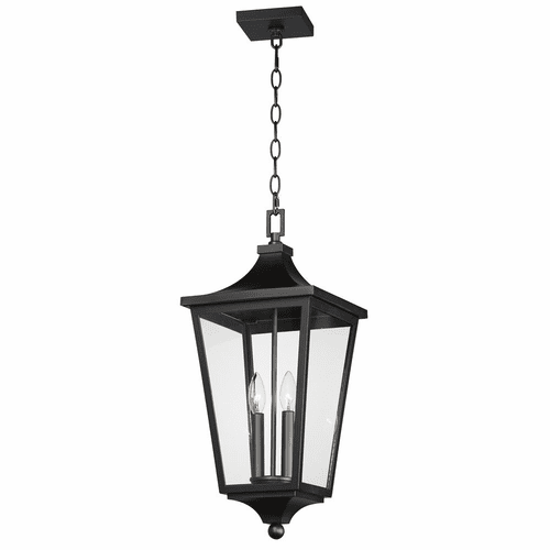 Maxim Sutton Place Vivex 2-Light Outdoor Hanging Lantern - Black - 40239CLBK