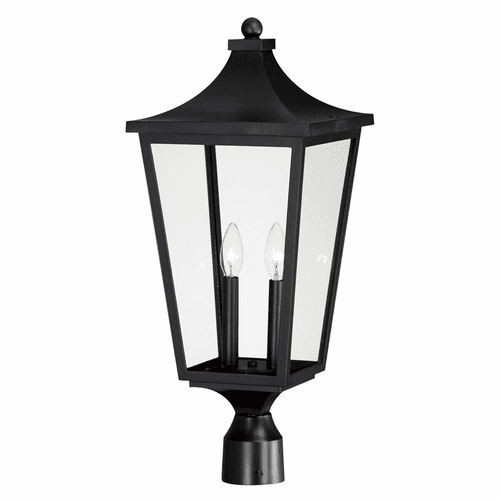 Maxim Sutton Place Vivex 2-Light Outdoor Post Lantern - Black - 40230CLBK