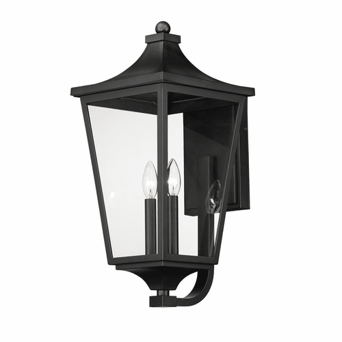 Maxim Sutton Place Vivex 2-Light Outdoor Sconce - Black - 40235CLBK