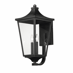 Maxim Sutton Place Vivex 2-Light Outdoor Sconce - Black - 40235CLBK