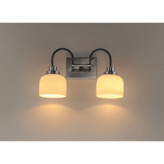 Maxim Swale 2-Light Bath Vanity - Polished Chrome - 26062WTPC Maxim Swale 2-Light Bath Vanity - Polished Chrome - 26062WTPC