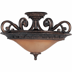 Maxim Symphony 3-LT Semi-Flush Mount - Oil Rubbed Bronze - 11241SAOI